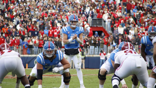 Jaxson Dart Ole Miss vs Alabama 3